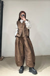 Aviva Jifei Xue single buckle vest SS23-SBCV-ACP bronze color PAJX3